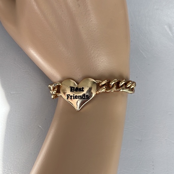 GOLD PLATED BRACELET WITH A FROM CLAIRES - Picture 3 of 5